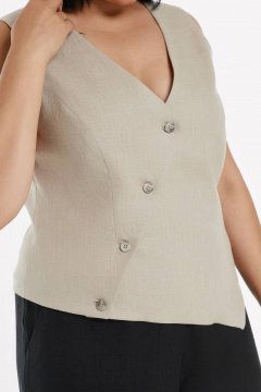 Жилет SHLOMO 6-8 бежевый - фото 2