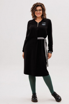 Платье Anelli 1705 уголек - фото 3