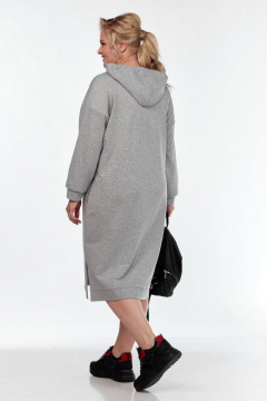 Платье СиБон 0346 серый - фото 4