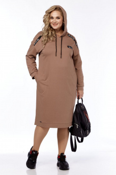 Платье СиБон 0346 кэмел - фото 4