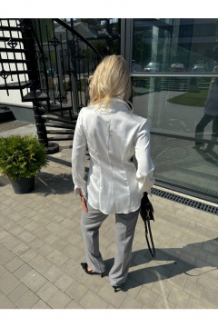 Блуза THE.WOMAN 0347 белый - фото 2