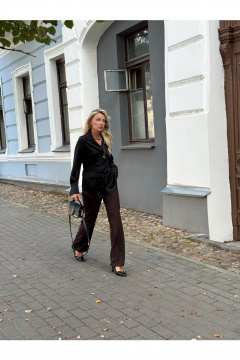 Блуза THE.WOMAN 0347 черный - фото 2