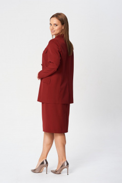 Жакет, юбка TVIN 7832 бордо - фото 5