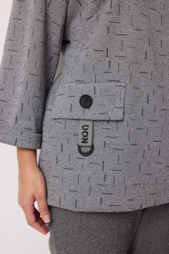 Блуза, брюки Твой имидж 2251 серый - фото 4