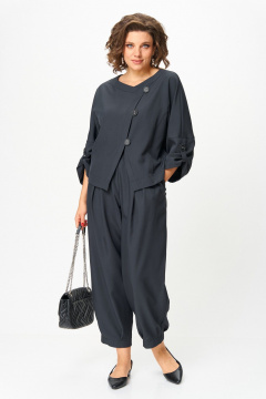 Брюки, жакет Michel chic 1436 темный-графит - фото 1