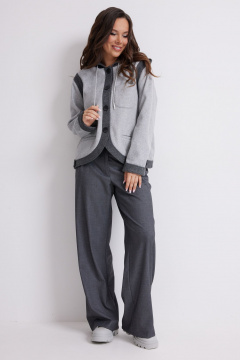 Брюки, бомбер Магия моды 2631 серый - фото 1
