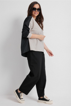 Брюки, джемпер Магия моды 2640 бежево-черный - фото 5