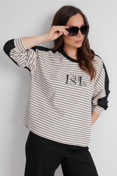 Брюки, джемпер Магия моды 2640 бежево-черный - фото 2