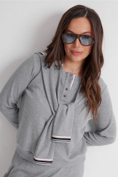 Джемпер, юбка Магия моды 2636 серый - фото 2