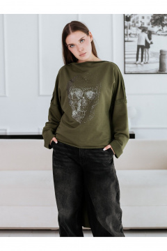 Туника BUNABOUTIQUE 20620 хаки - фото 4