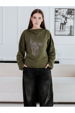 Туника BUNABOUTIQUE 20620 хаки - фото 3