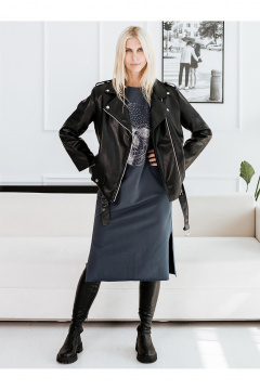 Платье BUNABOUTIQUE 20640 серый - фото 5