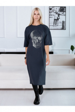 Платье BUNABOUTIQUE 20640 серый - фото 2