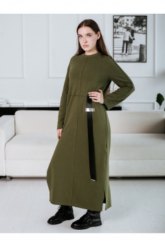 Платье BUNABOUTIQUE 21112 хаки - фото 1