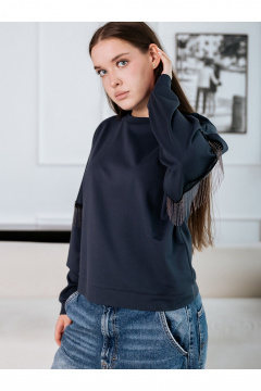 Свитшот BUNABOUTIQUE 21190 серый - фото 2