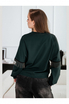 Свитшот BUNABOUTIQUE 21191 изумрудный - фото 4