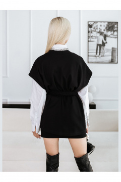 Жилет, пояс BUNABOUTIQUE 2124 черный - фото 4