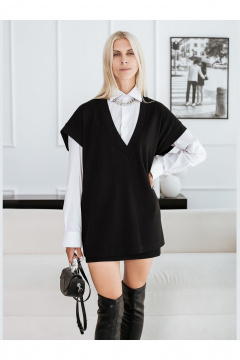 Жилет, пояс BUNABOUTIQUE 2124 черный - фото 3