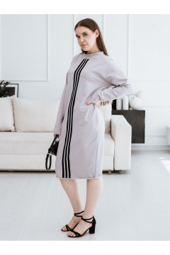 Платье BUNABOUTIQUE 2125 серый - фото 4