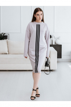 Платье BUNABOUTIQUE 2125 серый - фото 3