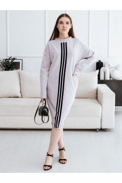 Платье BUNABOUTIQUE 2125 серый - фото 2