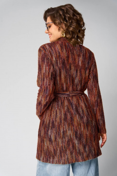 Кардиган Anastasia 1278 бордо - фото 5