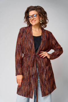 Кардиган Anastasia 1278 бордо - фото 3