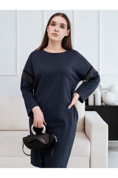 Платье BUNABOUTIQUE 21261 серый - фото 2