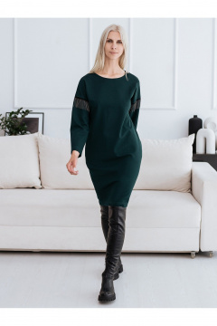 Платье BUNABOUTIQUE 21262 изумрудный - фото 5