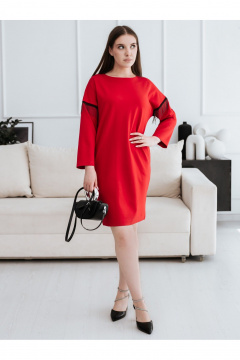 Платье BUNABOUTIQUE 21263 красный - фото 4