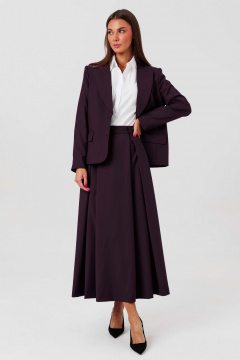 Блуза, жакет, юбка Ларс Стиль 1135/1 темно-фиолетовый - фото 3