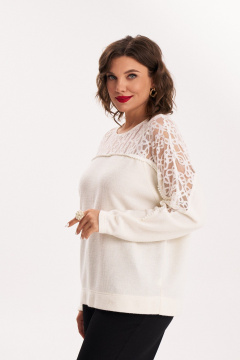 Джемпер Almirastyle 389 белый - фото 5