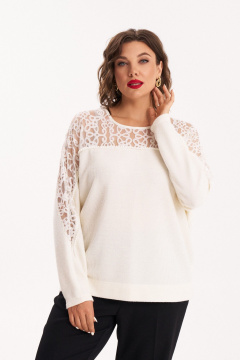 Джемпер Almirastyle 389 белый - фото 1