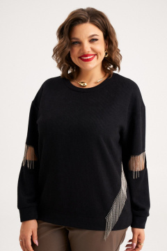 Джемпер Almirastyle 390 черный - фото 3