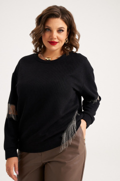 Джемпер Almirastyle 390 черный - фото 2