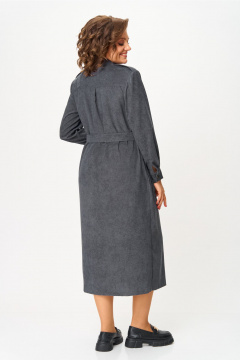 Платье VIPPRIMO 119 серый-бордо - фото 5