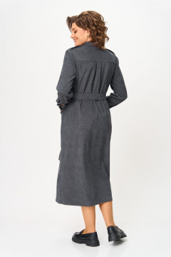 Платье VIPPRIMO 119 серый-бордо - фото 3