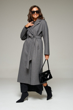 Пальто Beautiful&Free 7023 графит - фото 5