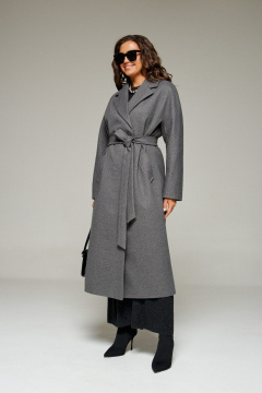 Пальто Beautiful&Free 7023 графит - фото 1
