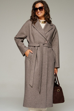 Пальто Beautiful&Free 7023 кофейный - фото 1