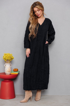 Платье АМУЛЕТ 9904 чёрный - фото 2