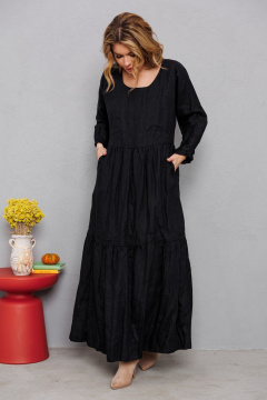 Платье АМУЛЕТ 9922 чёрный - фото 5