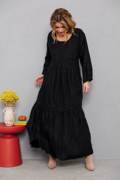 Платье АМУЛЕТ 9922 чёрный - фото 4