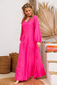 Платье АМУЛЕТ 9924 фуксия - фото 3