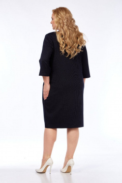 Платье СиБон 0323п синий_клетка - фото 3