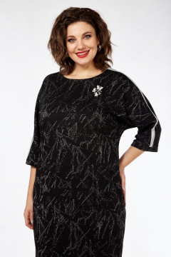 Платье СиБон 0326 черный - фото 2