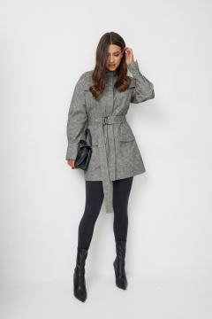 Платье T.N.D М237 серый - фото 4