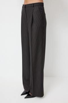 Брюки T.N.D М368 черный полоска - фото 2