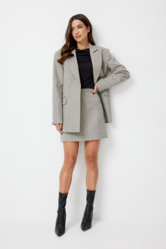 Жакет T.N.D М657 бежево-серый - фото 4