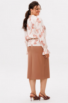 Юбка Anelli 1677 соленая_карамель - фото 4